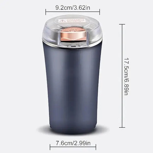 Mini Portable Electric Coffee & Spice Grinder- Grind Your Favorites in Seconds