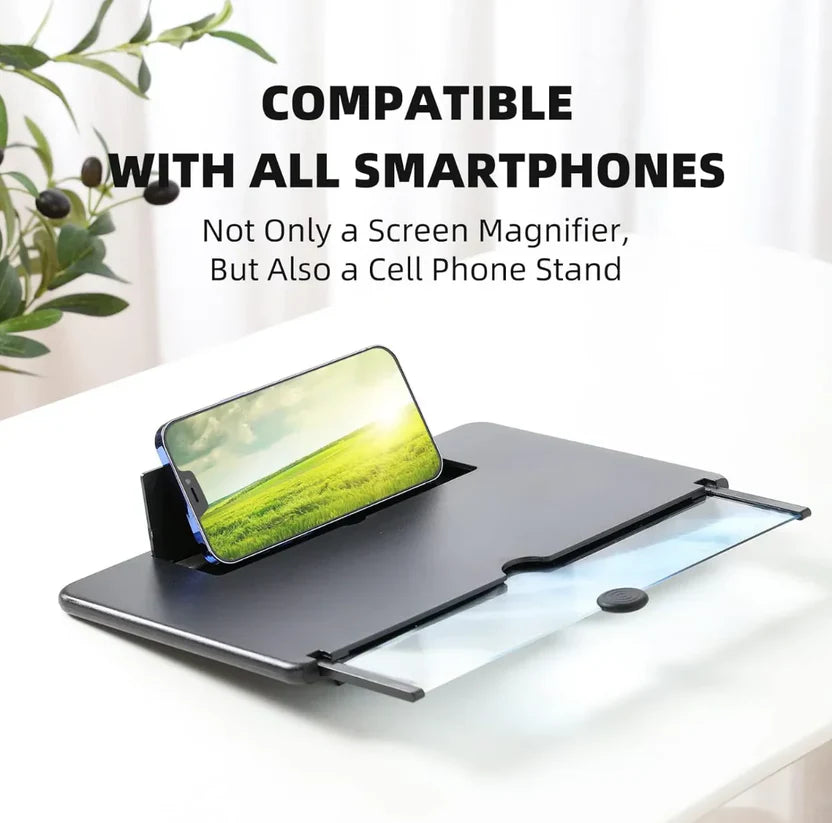 Portable 3D Mobile Screen Expander & Magnifier 📱